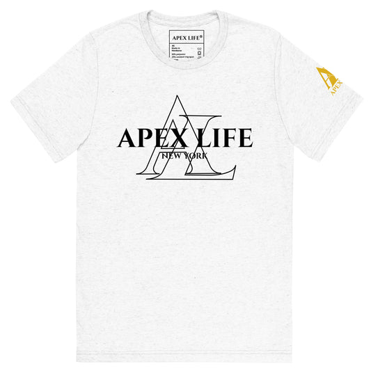 Apex Life® White New York Tri-blend T